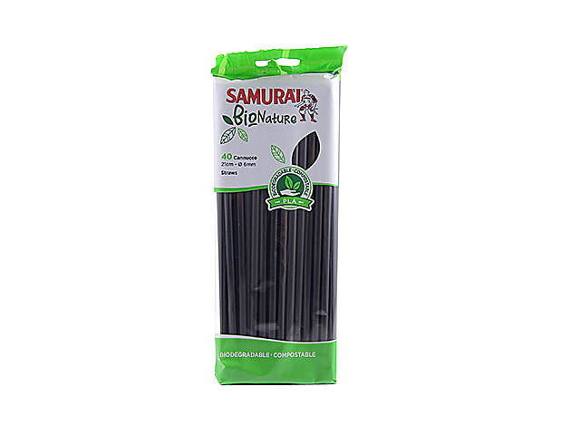Cannucce biodegradabili 40 pezzi 3567sm