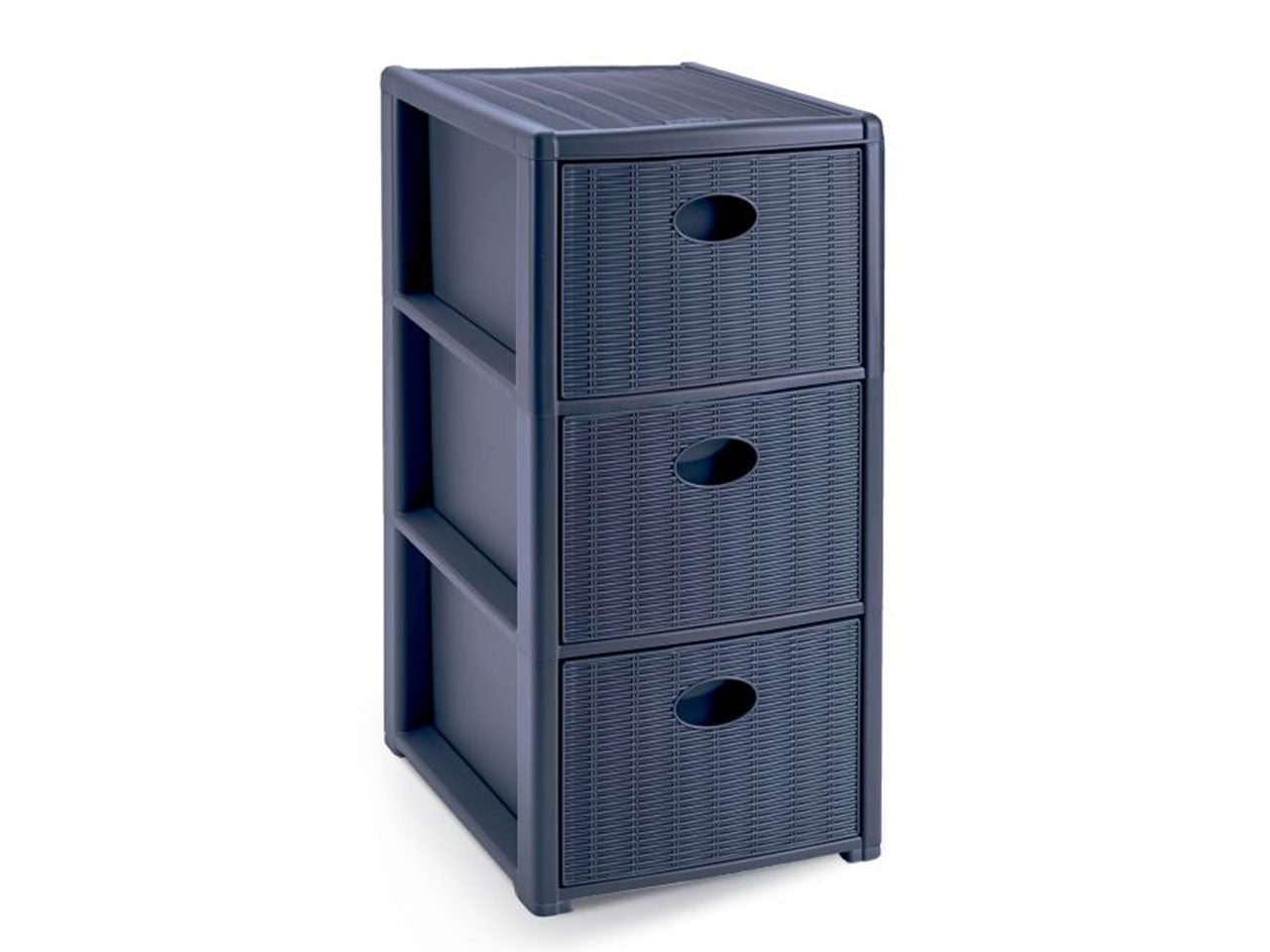Cassettiera elegance 3 slim colore blu navy