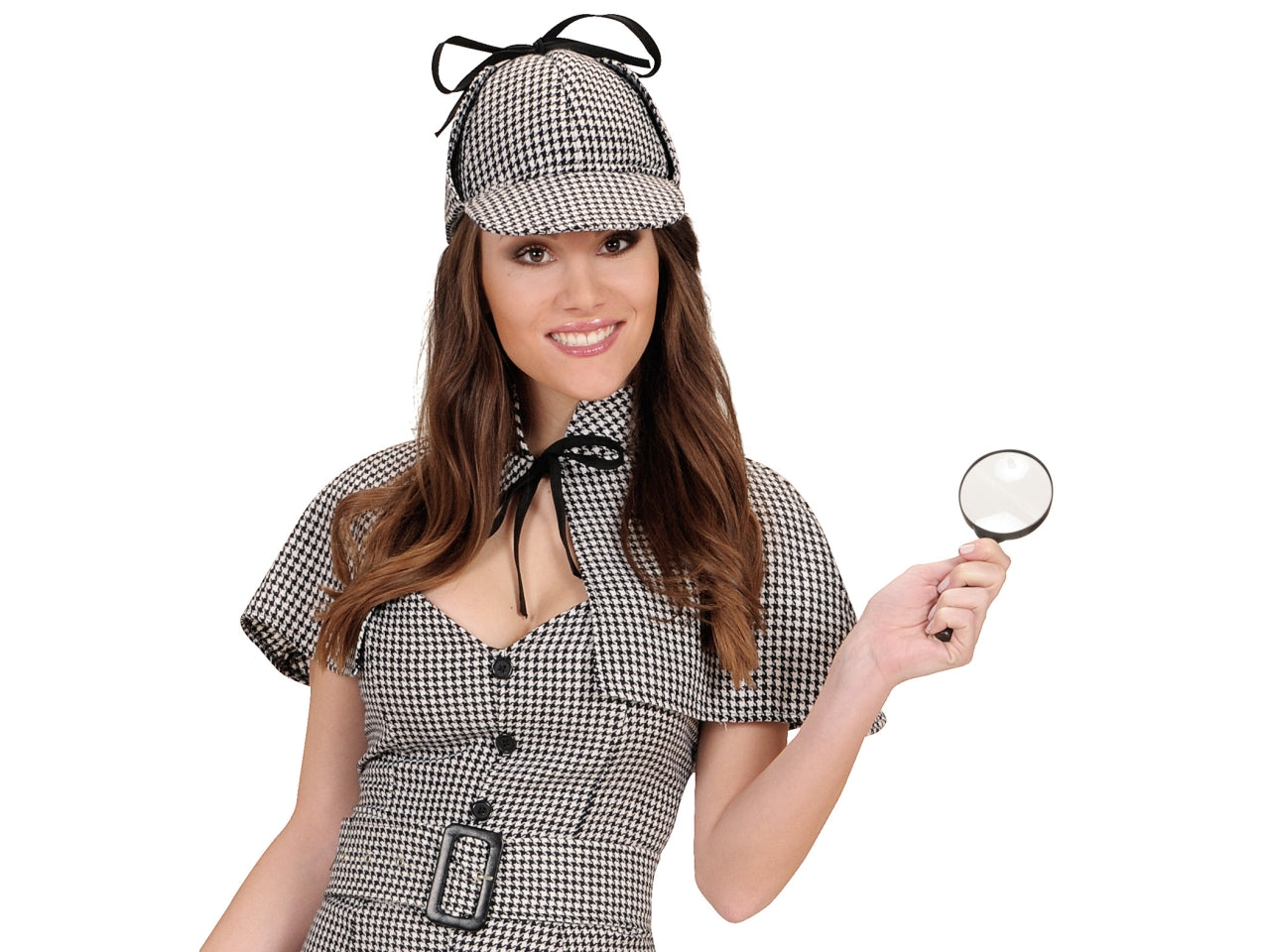 Set da detective - il set comprende cappello, pipa e lente d'ingrandimento