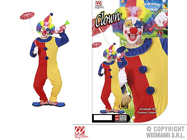 Costume clown tg.8-10anni 02577