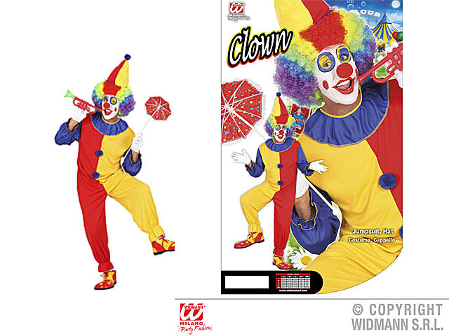 Costume clown tg.m 02702
