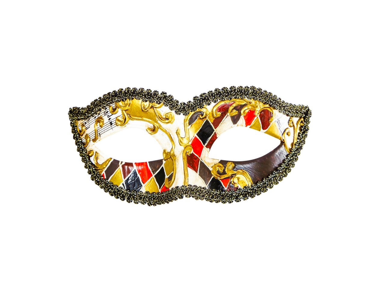 Maschera da arlecchino veneziano