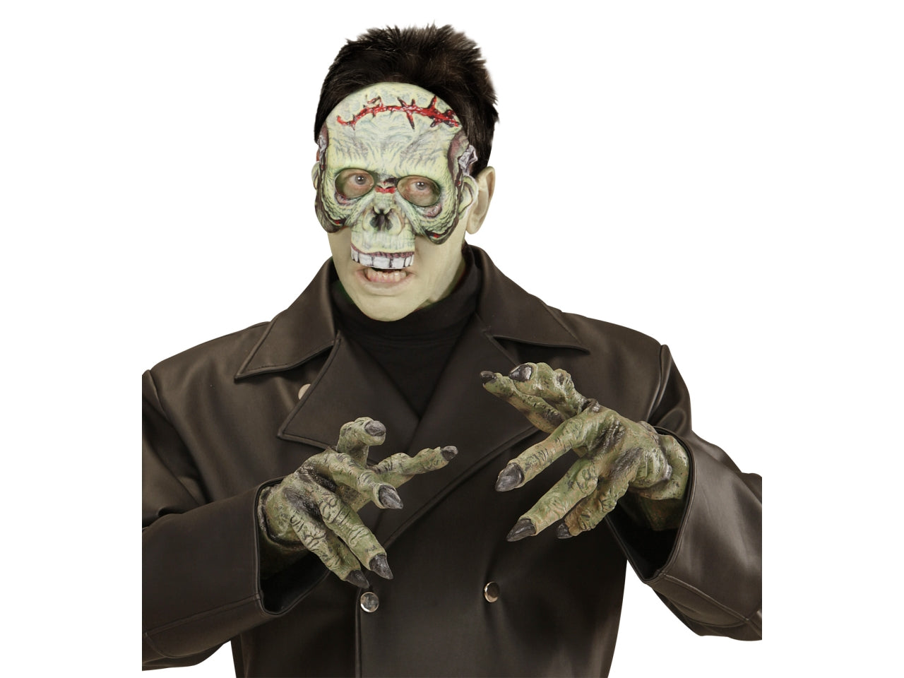 Maschera in tessuto senza mento da mostro