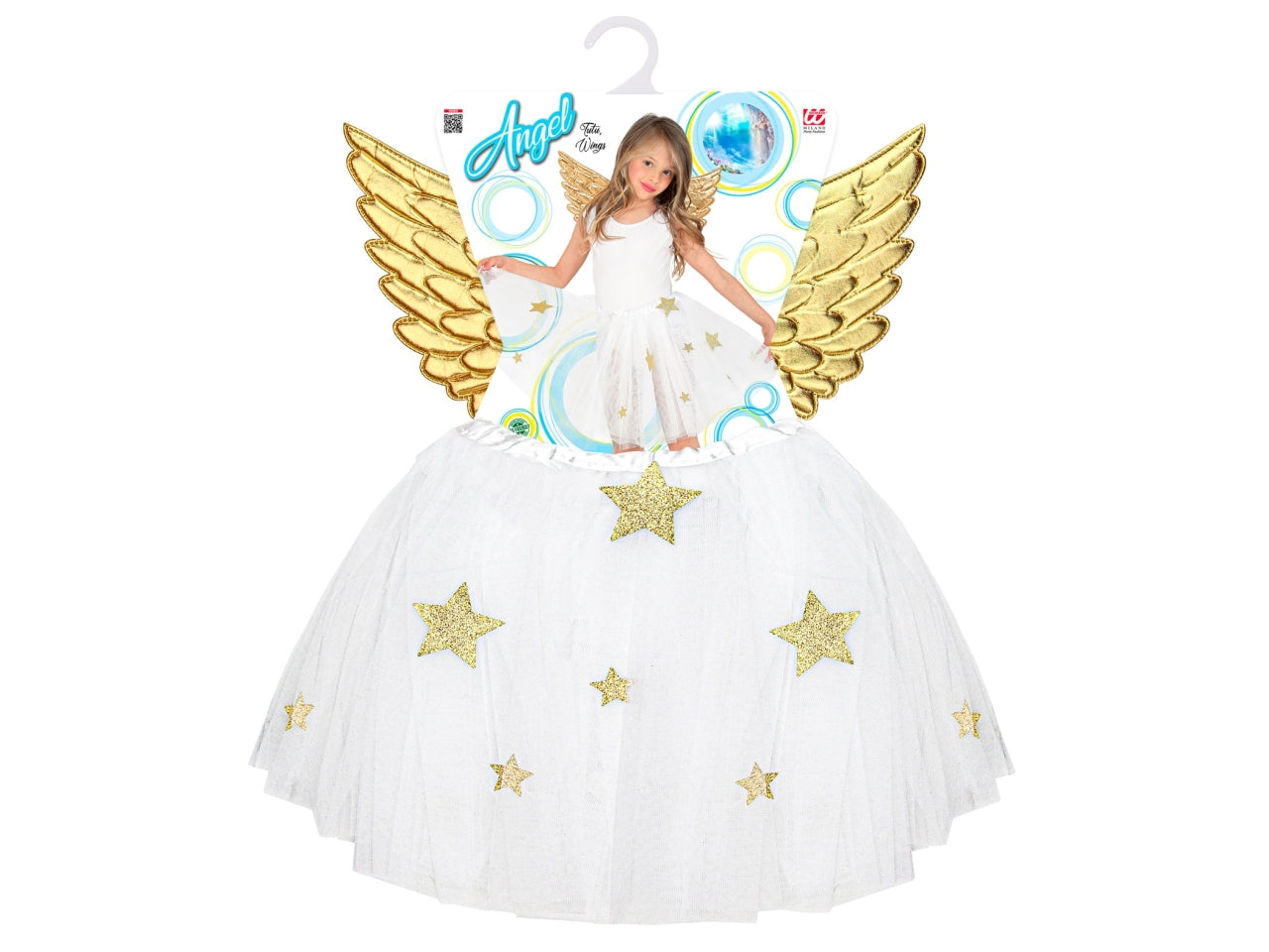 Costume angelo - il costume comprende tutu e ali