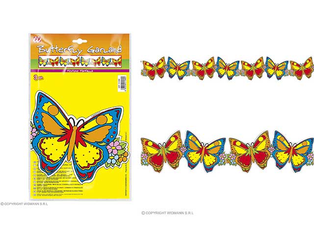 Festone farfalla 3 m 2158b