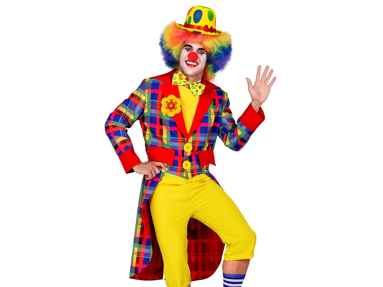 Costume da pagliaccio con frac - taglia s