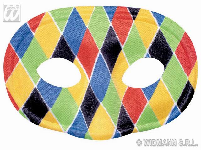 Maschera domino da arlecchino