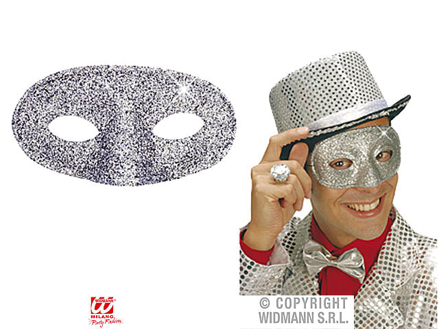 Maschera domino acapulco glitter 6421a