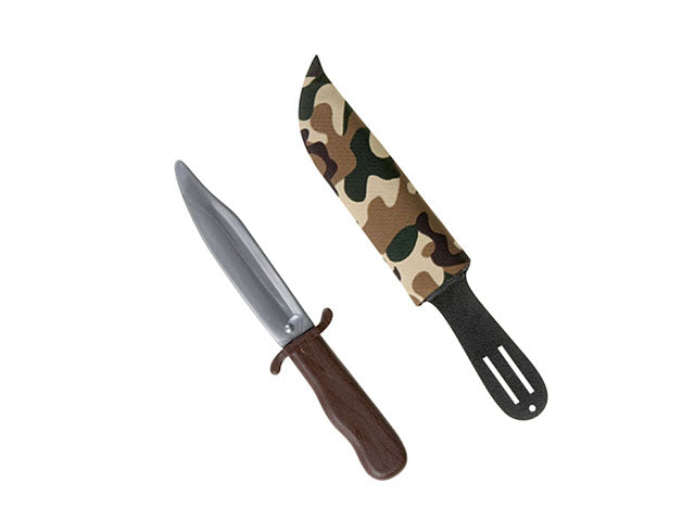 Pugnale con fodero mimetico - misura 28cm