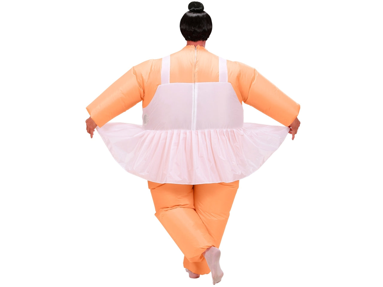Costume da ballerina - il costume comprende costume gonfiabile con ventola a batteria 4 batterie aa non incluse - taglia unica adulto