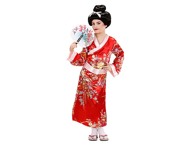 Costume da geisha - il costume comprende kimono e cintura - taglia 10 anni