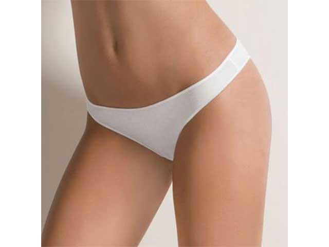 Cotonella slip donna 3 pezzi tg.5 bianco