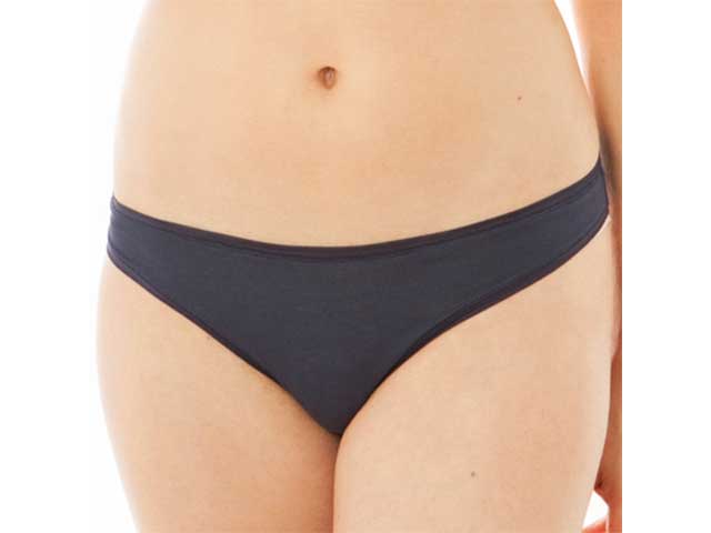 Cotonella slip donna 3 pezzi tg.5 nero