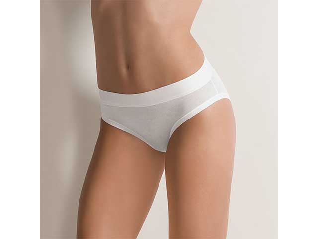 Cotonella slip donna 3 pezzi tg.5 bianco