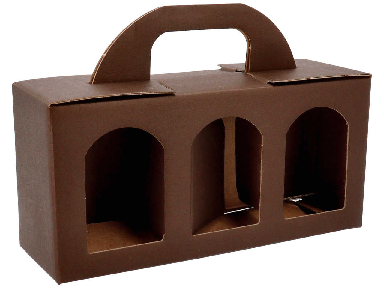 P.vasetti 3posti 25x8x12marrone vg3s/vma