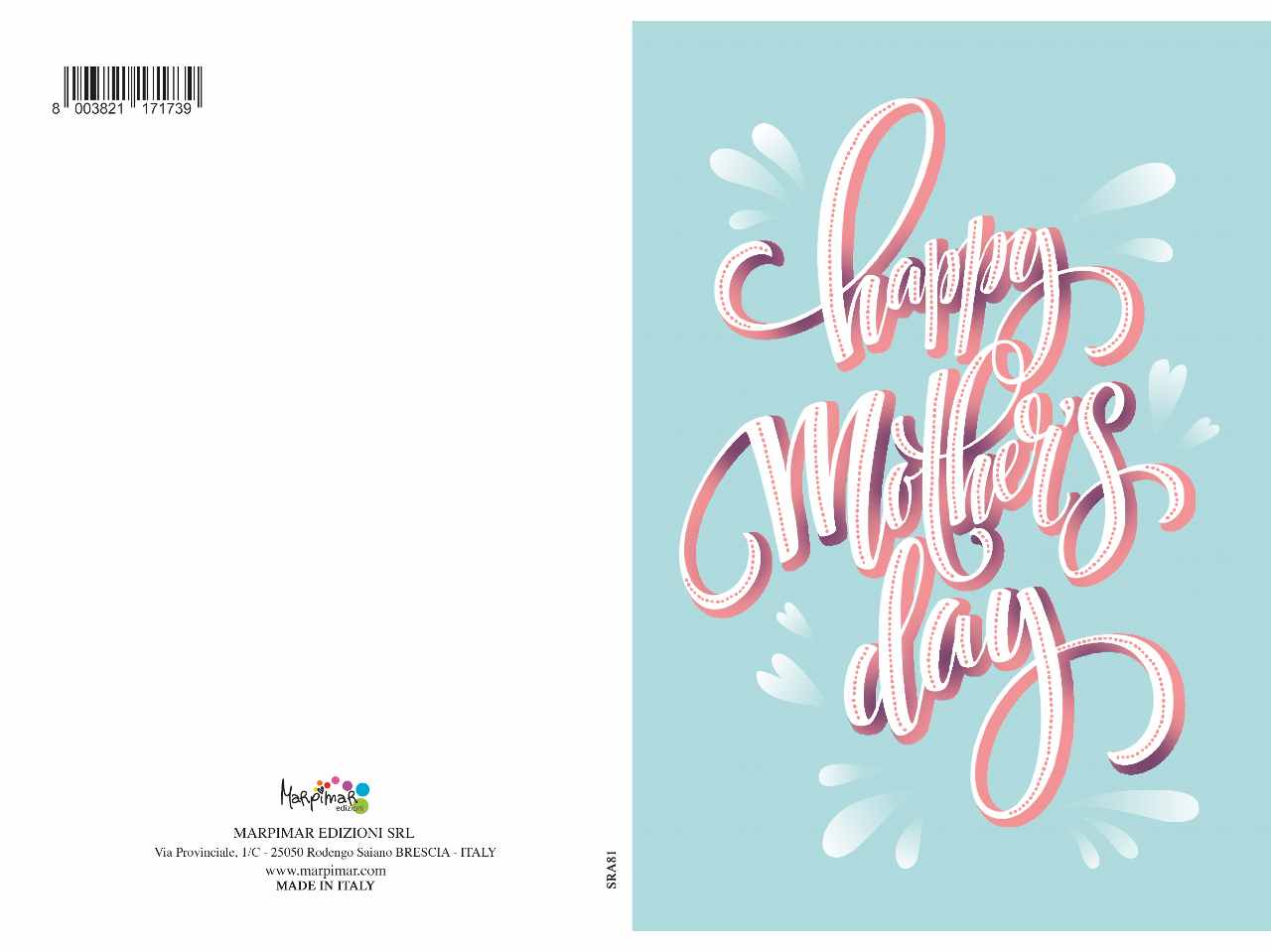 Biglietto mamma con glitter