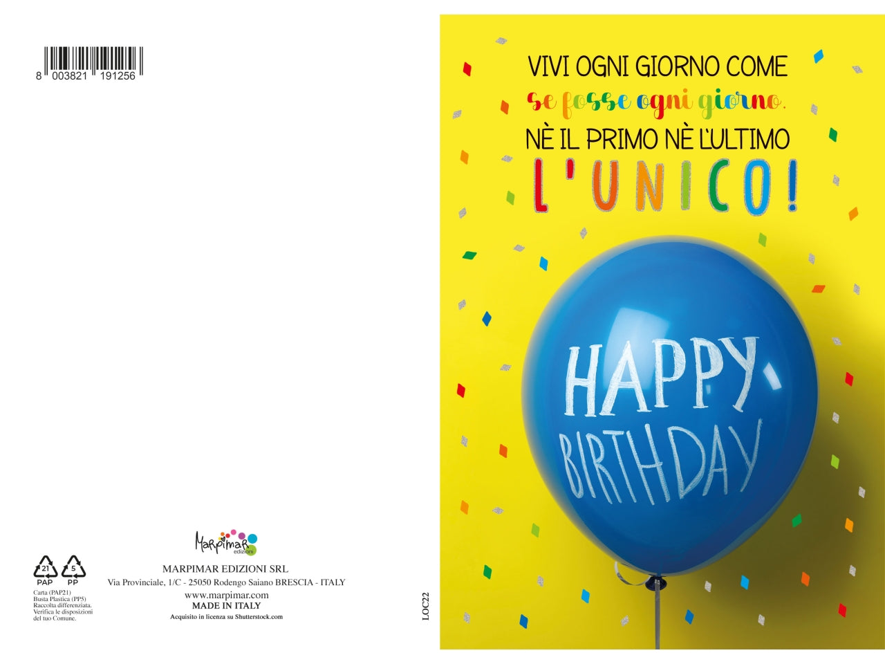 Biglietto augurale tanti auguri