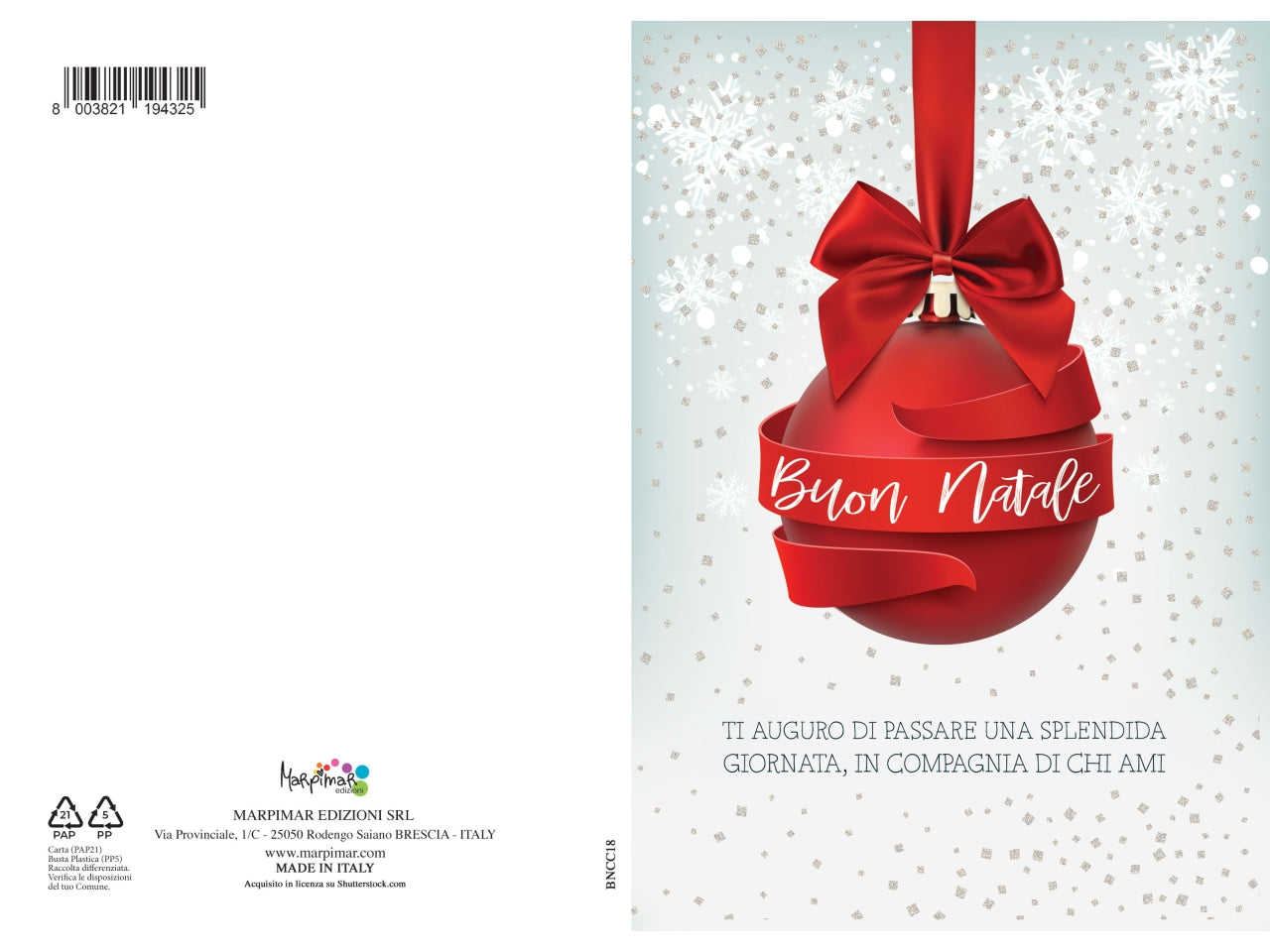 Biglietto buon natale