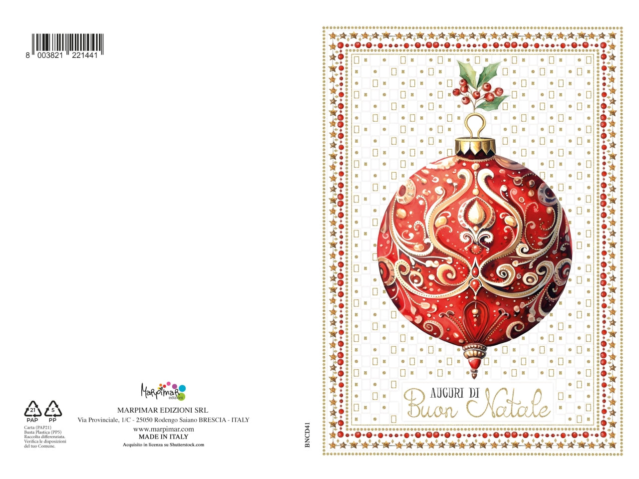 Biglietto buon natale