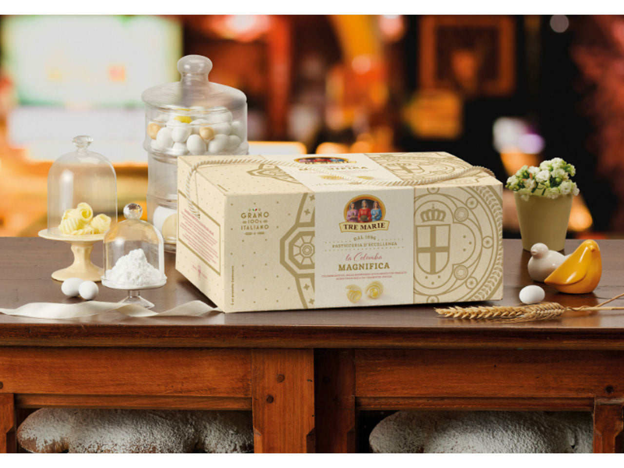 Tre marie la colomba magnifica 930g in cofanetto regalo