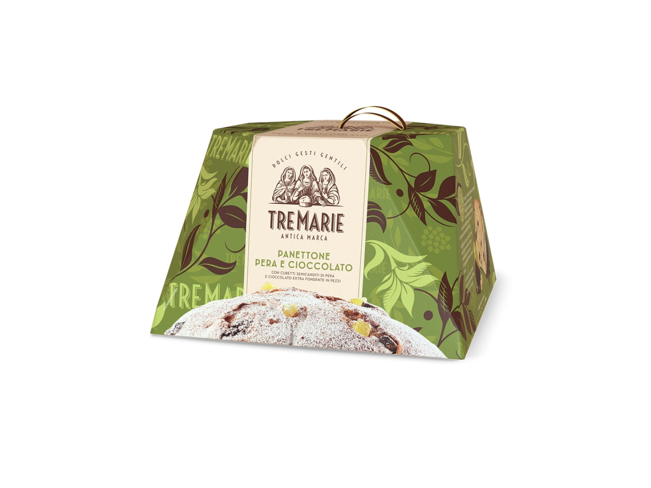Tre marie il panettone da 930gr pera e cioccolato