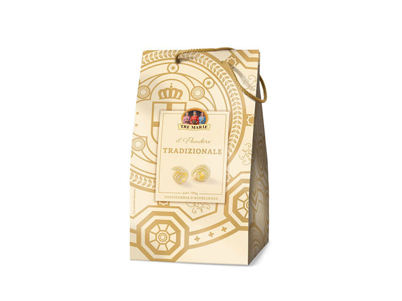 Tre marie il pandoro tradizionale da 750gr in shopper