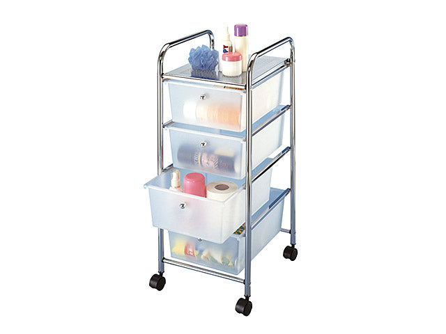 Carrello 4 cassetti bianco 04 80 23