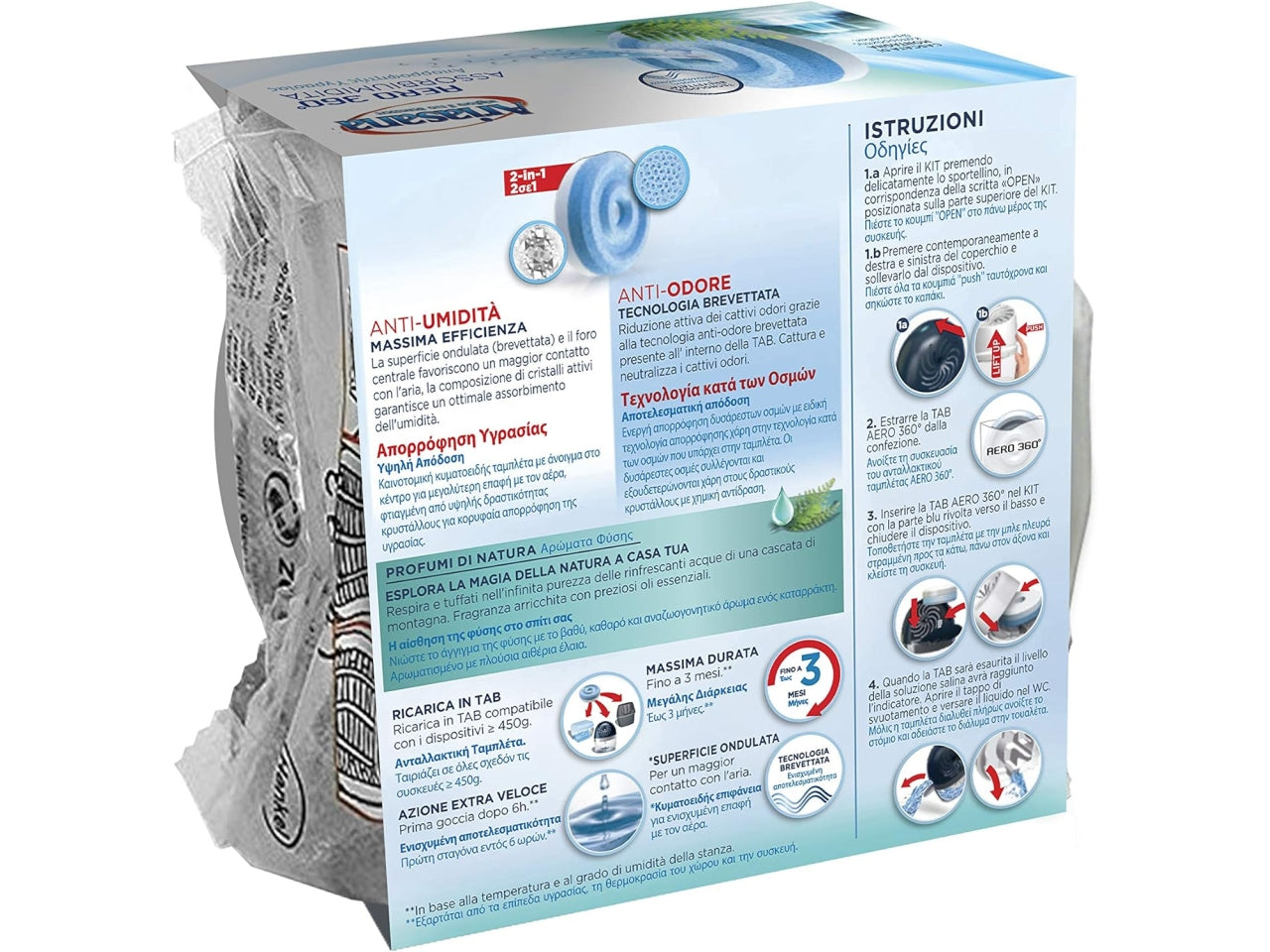 Ariasana aero 360 tab frut 450g 2631302