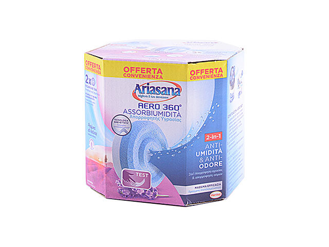 Ariasana aero tab 2x450gr lavanda 2631307