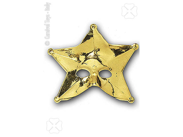 Maschera stella oro 00117
