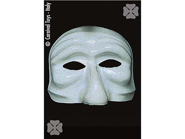 Maschera pulcinella classico bian.00152