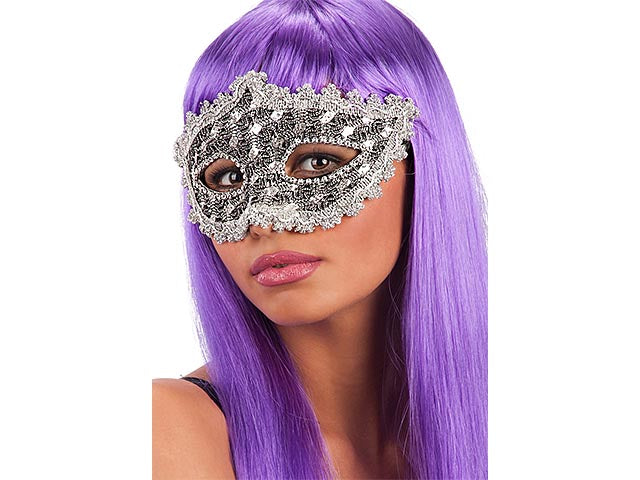 Maschera c/pizzo arg.00744