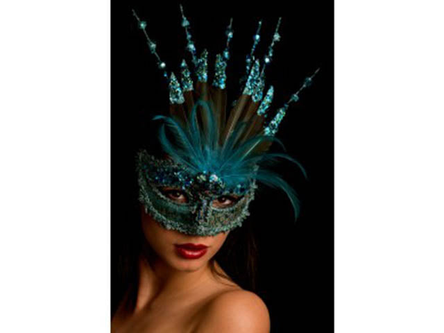 Maschera c/paillettee turc.00752