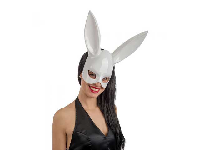 Maschera coniglietta bianca 1345