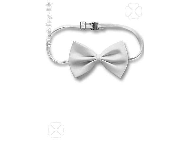 Papillon in rasetto bianco 7x12 01812