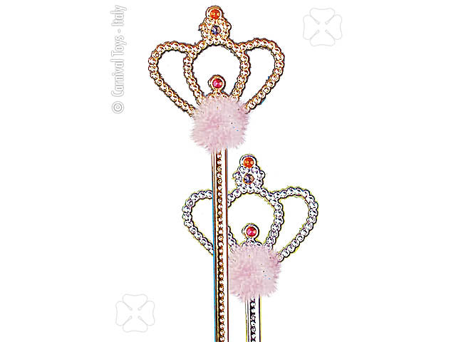 Scettro con marabout misura h.36cm colori assortiti