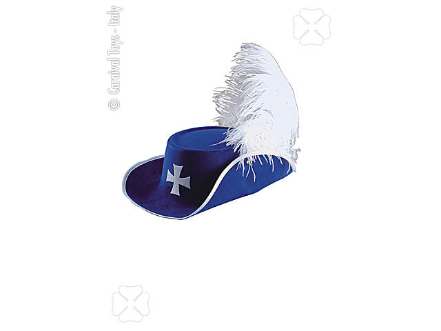 Cappello d'artagnan in bifloccato 05553