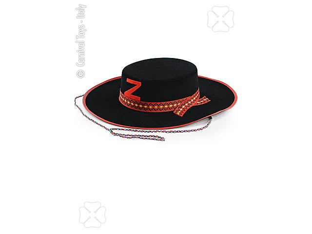 Cappello cavaliere nero grande 05570
