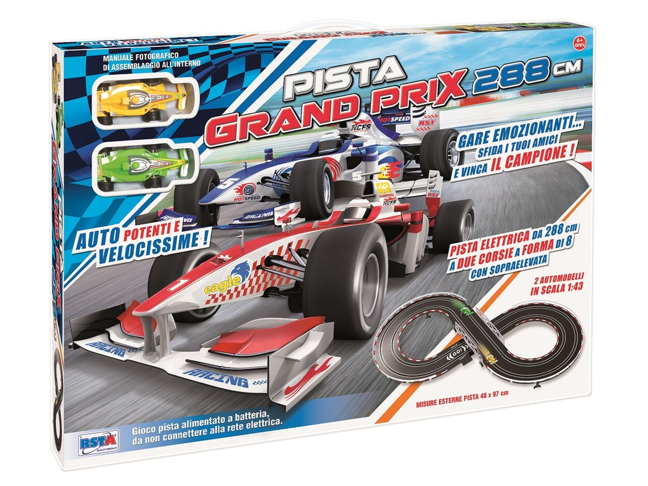 Pista grand prix formula 288cm forma 8