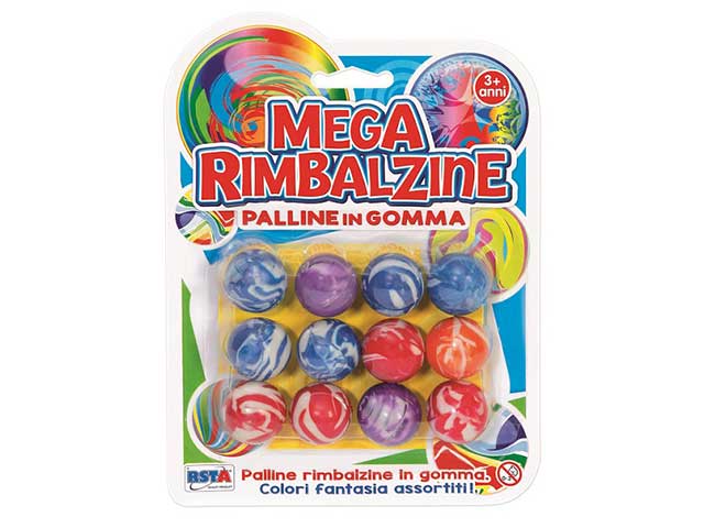 Pallina rimbalzina 12 pezzi 10582