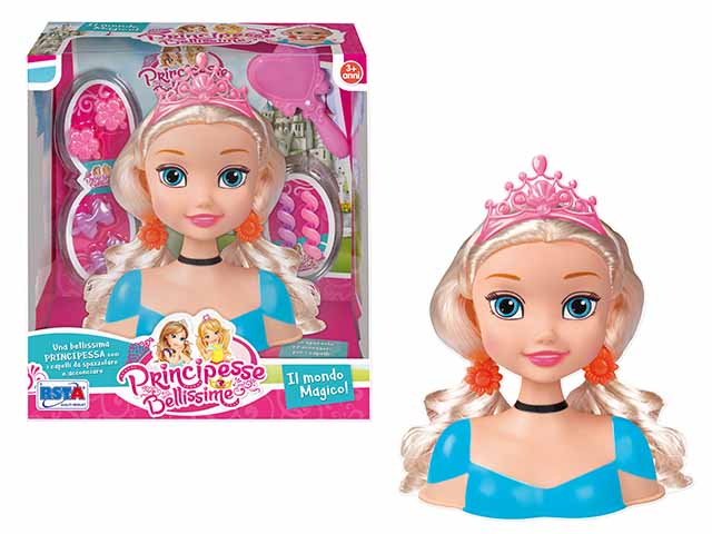 Testa bambola principessa 10602