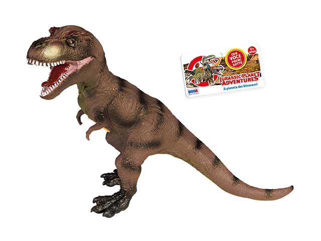 Animale tirannosauro c/voce 40cm 10790