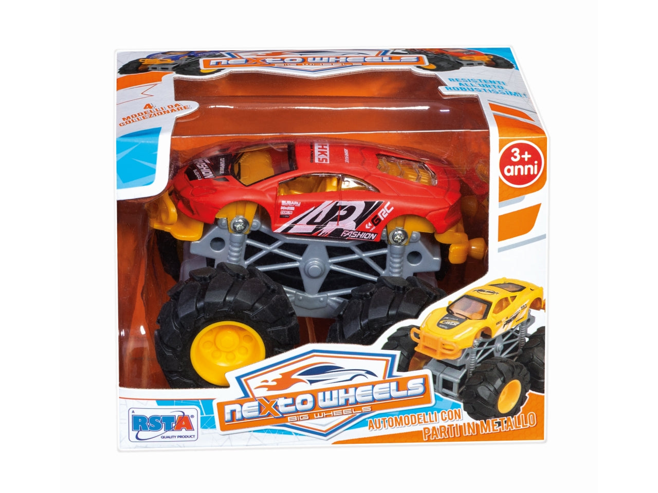 Auto die cast nexto wheels 10cm a frizione - disponibile in 4 assortimenti