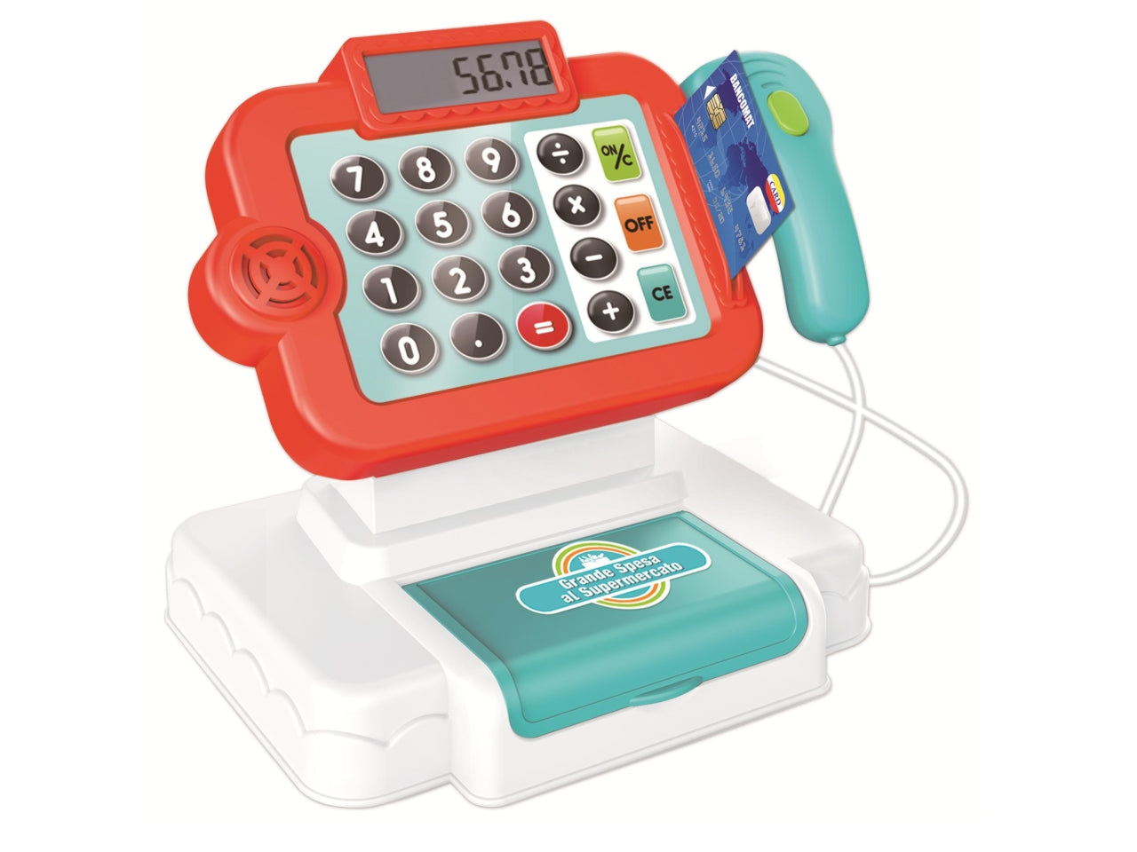 Playset cucina spesa al supermercato con trolley