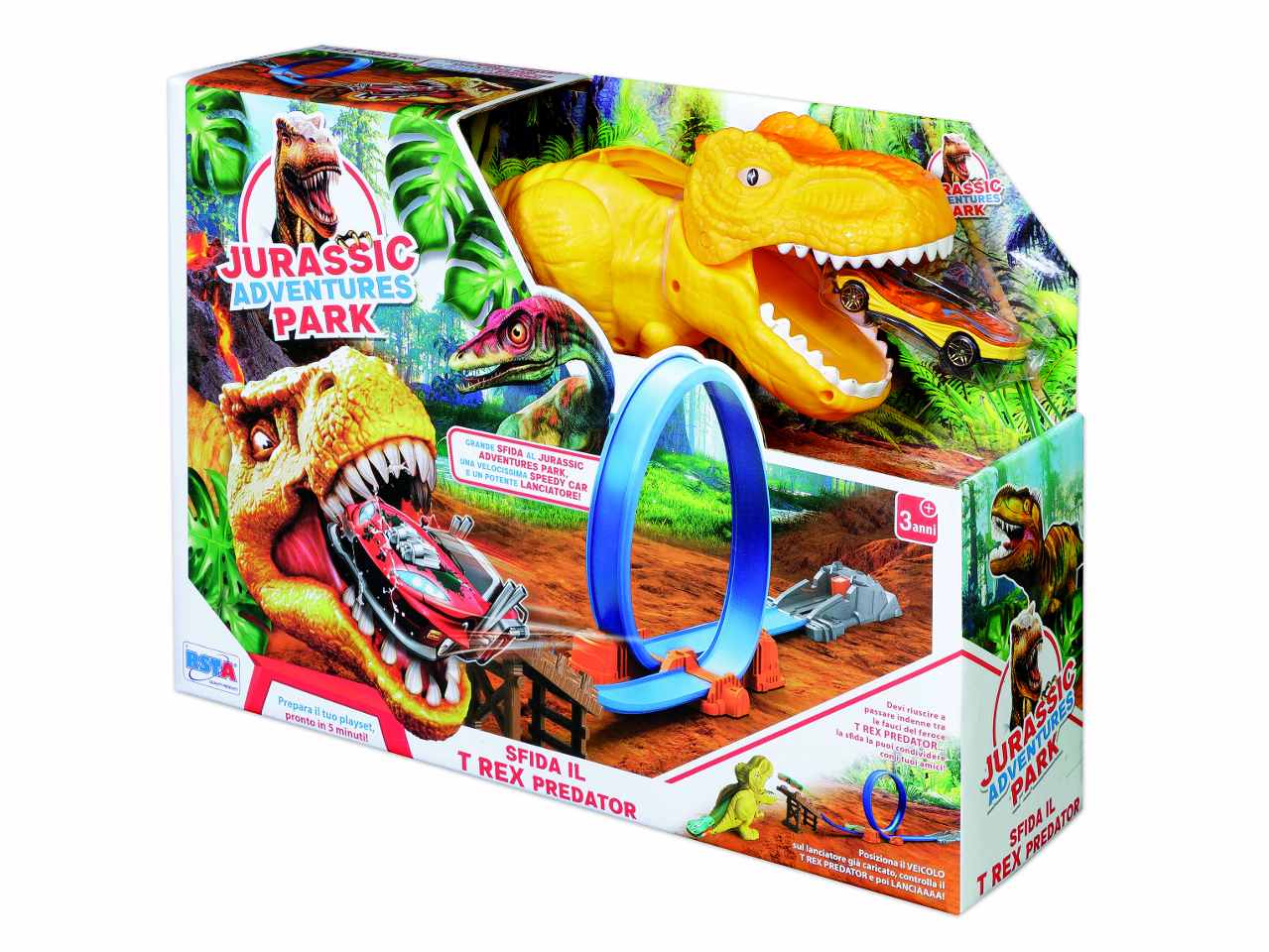 Pista jurassic c/salto dinosauro11206