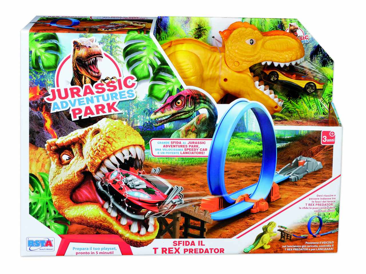 Pista jurassic c/salto dinosauro11206