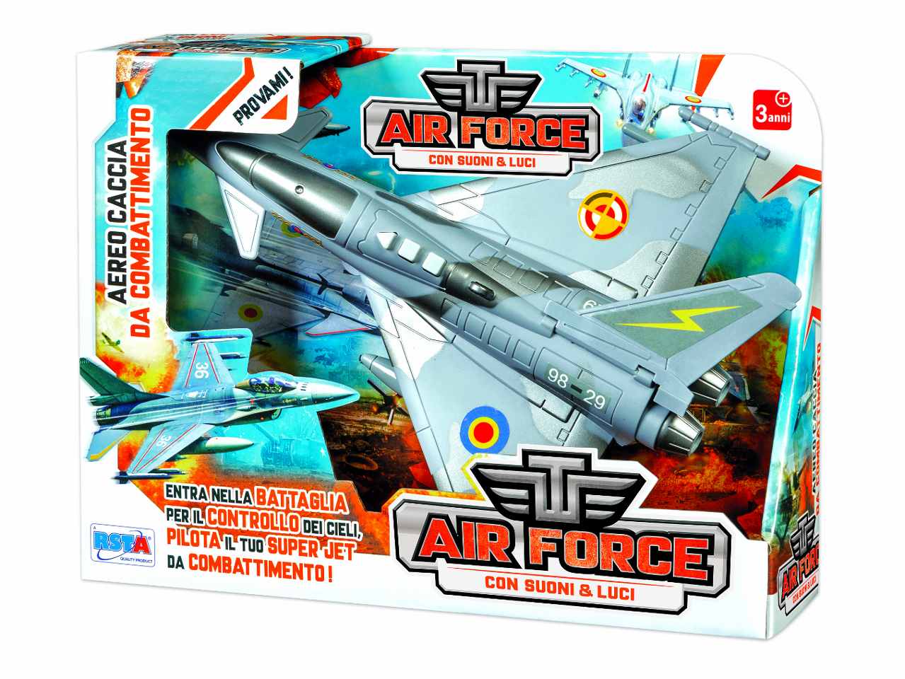 Aereo air force c/suoni e luci 11244