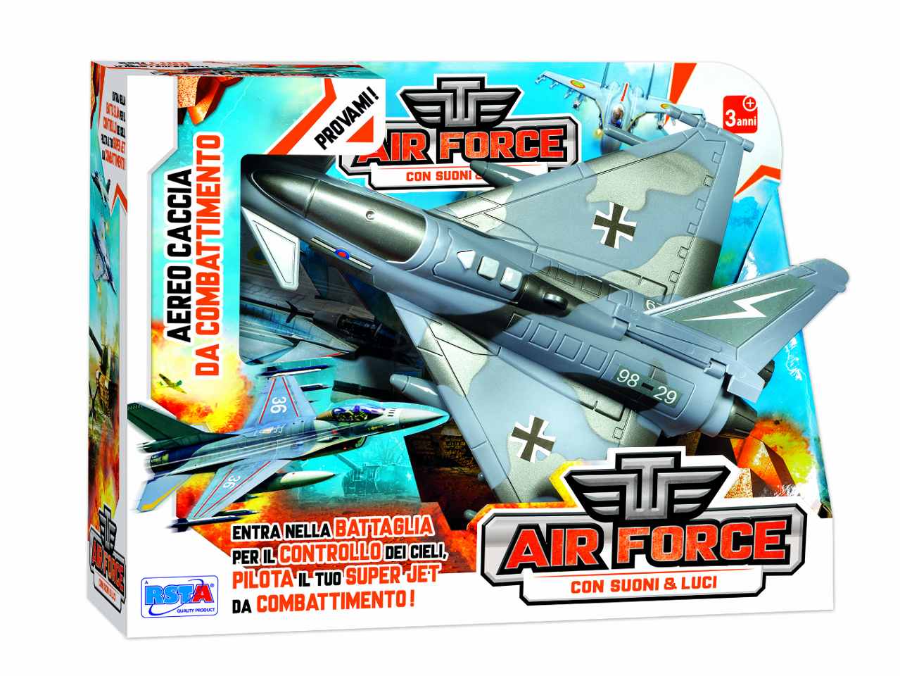 Aereo air force c/suoni e luci 11244