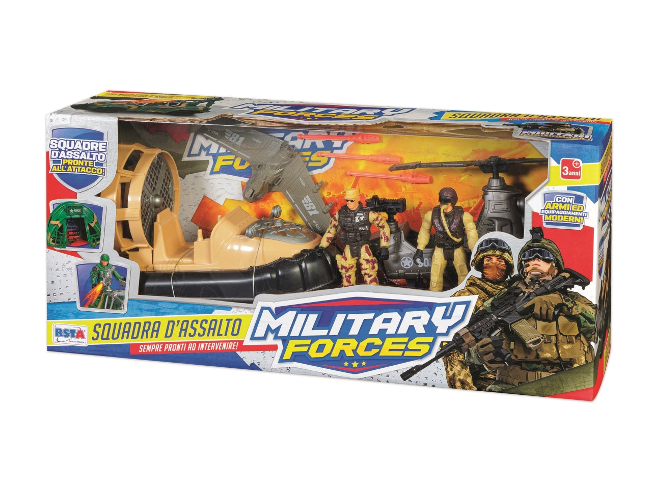Playset militare squadre assalto - disponibile in 2 assortimenti