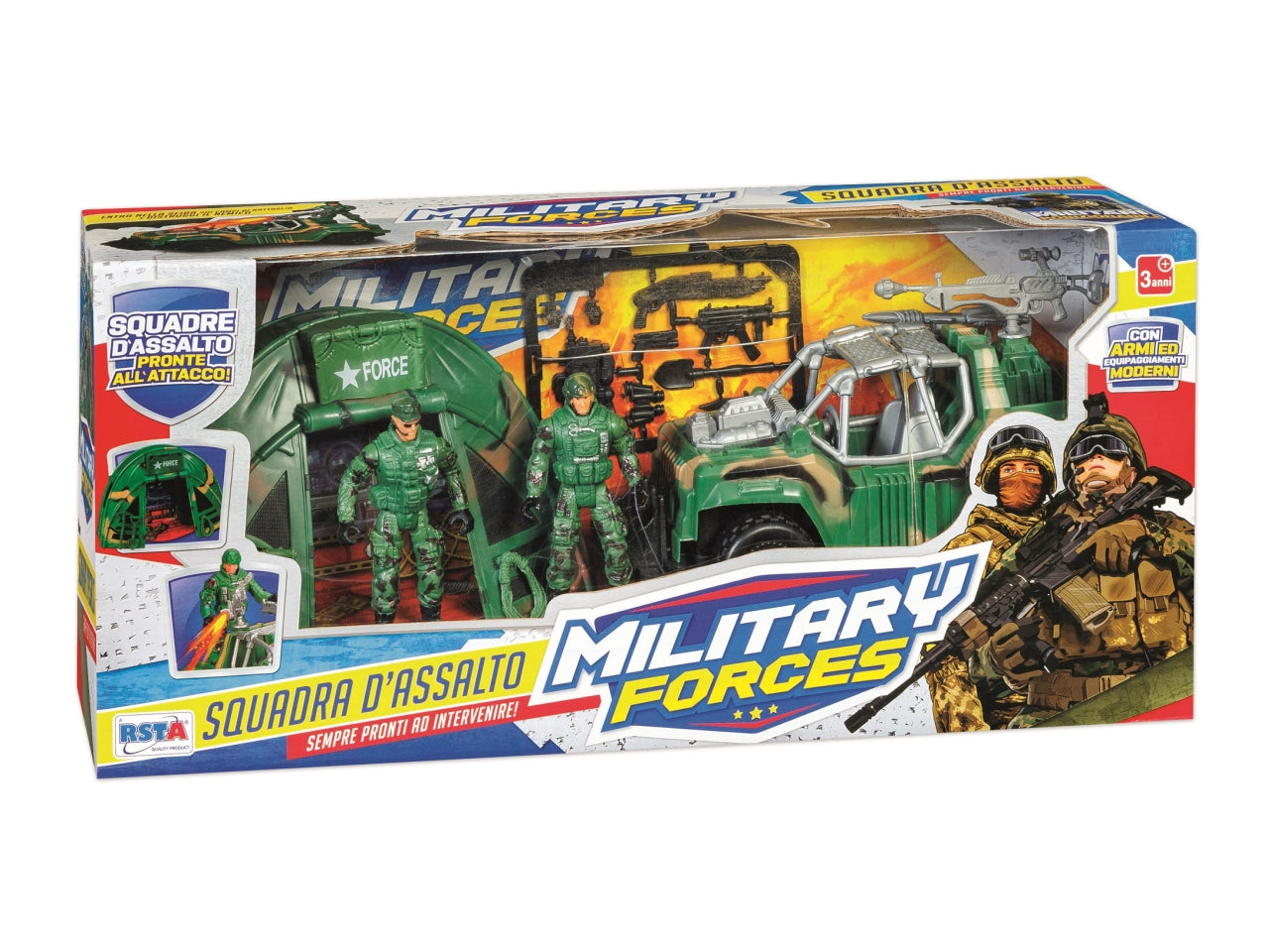 Playset militare squadre assalto - disponibile in 2 assortimenti